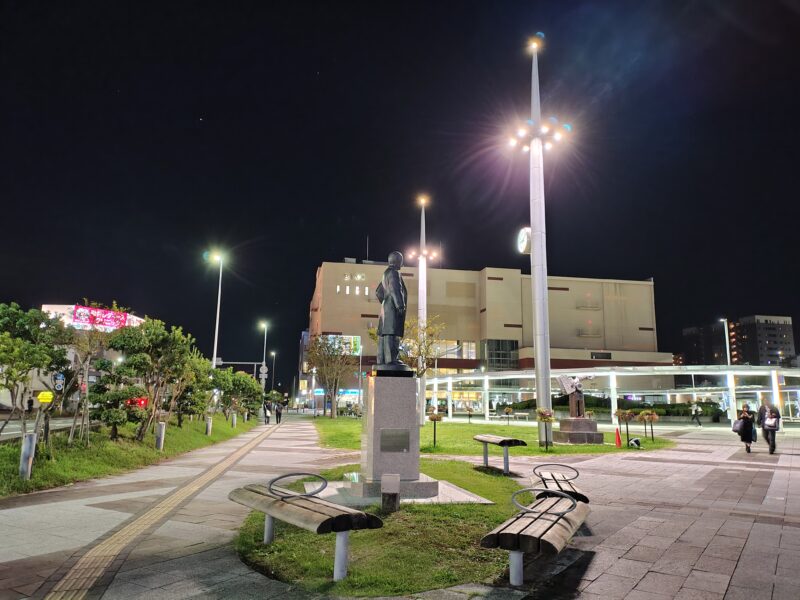 らくらくスマートフォン F-53E 夜景撮影