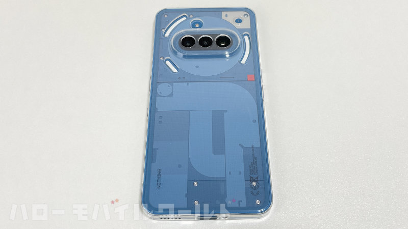Nothing Phone (3a) 用 TPU クリアケース 装着