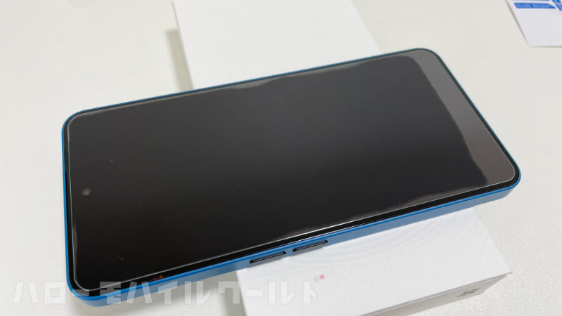 Nothing Phone (3a) ガラスフィルム 貼り付け中は気泡が入る