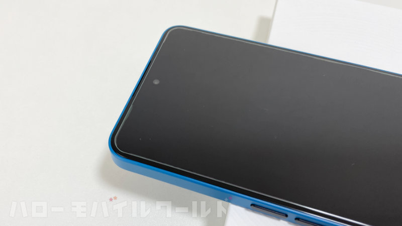 Nothing Phone (3a) 購入したガラスフィルムはフロントカメラを覆うタイプ