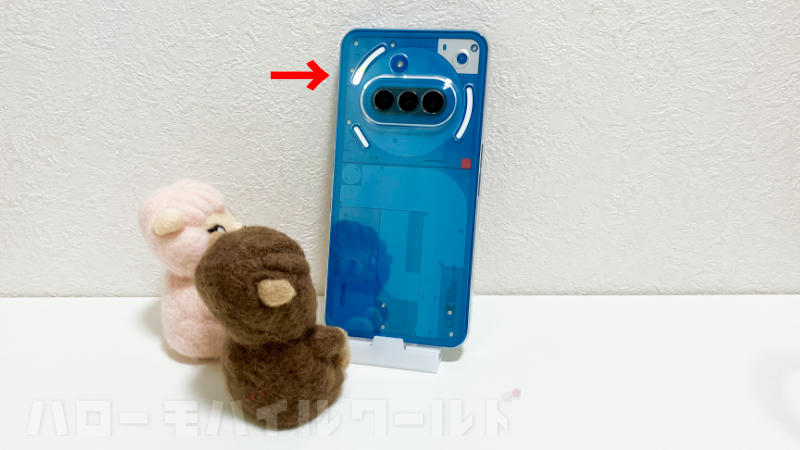 Glyph Interface ボリュームインジケーター 背面の光