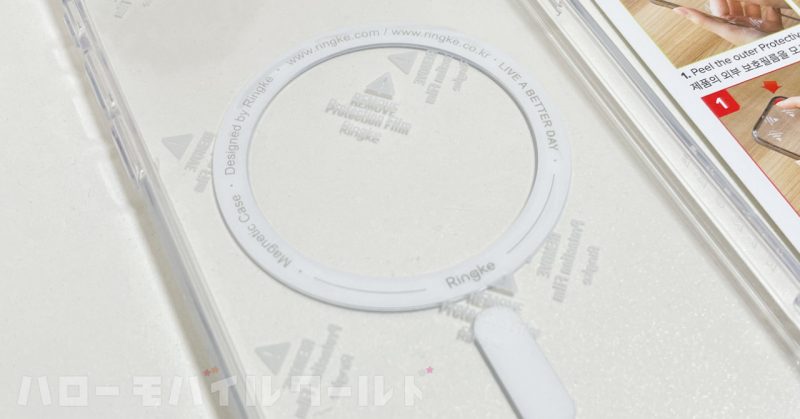 【Ringke】iPhone 17e / 16e 対応 ケース TPU MAGNETIC ケース Magsafe アップ写真