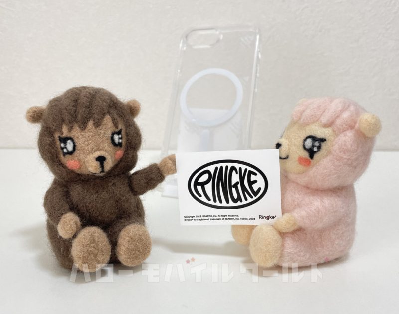 【Ringke】iPhone 17e / 16e 対応 ケース TPU MAGNETIC ケース に Ringke のステッカー？が付いていた