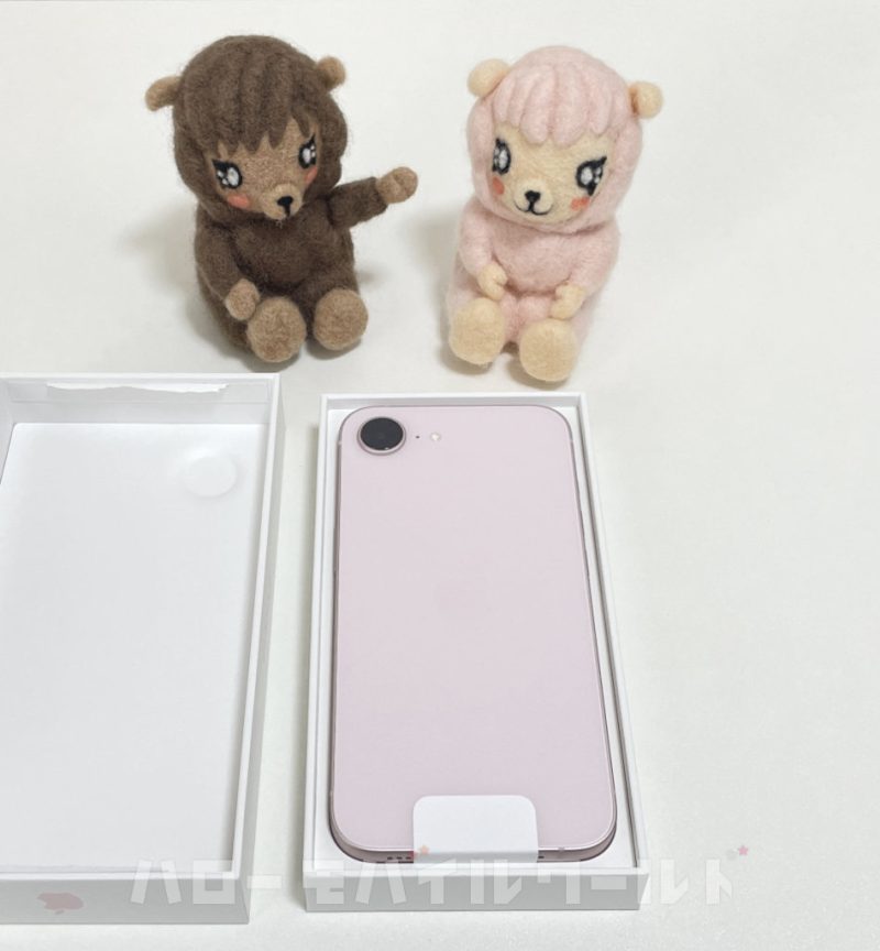 iPhone 17e ソフトピンク 開封