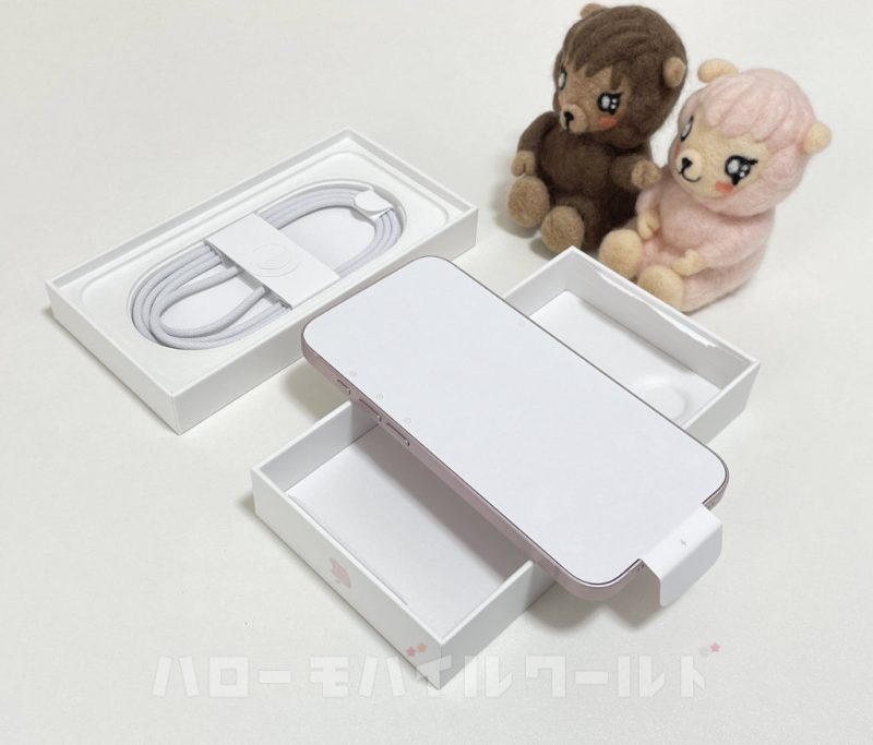 iphone 17e ソフトピンク 同梱物確認