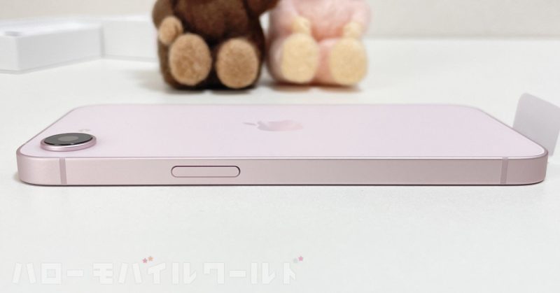 iphone 17e ソフトピンク 外観（側面）