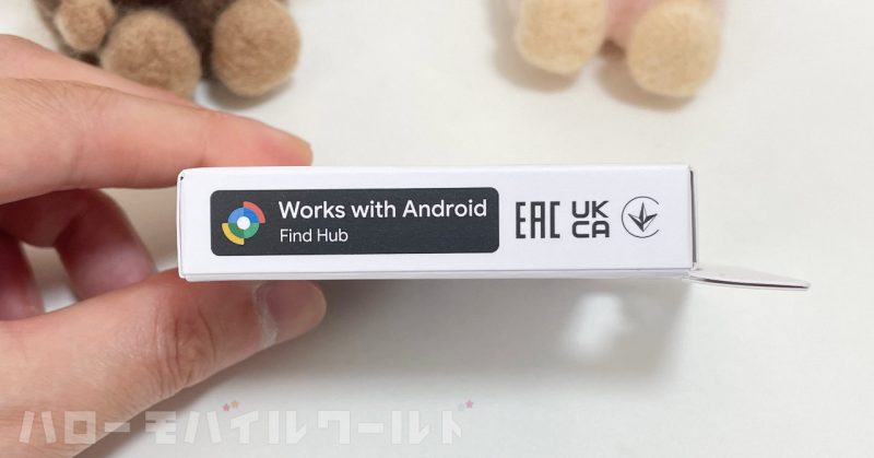 Xiaomi Tag 箱（横） Work with Android Find Hub
