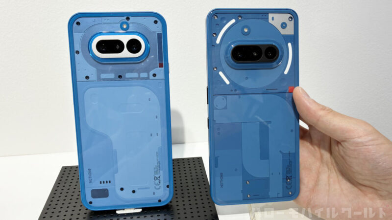 手持ちの Phone (3a) と Phone (4a) を比べてみる