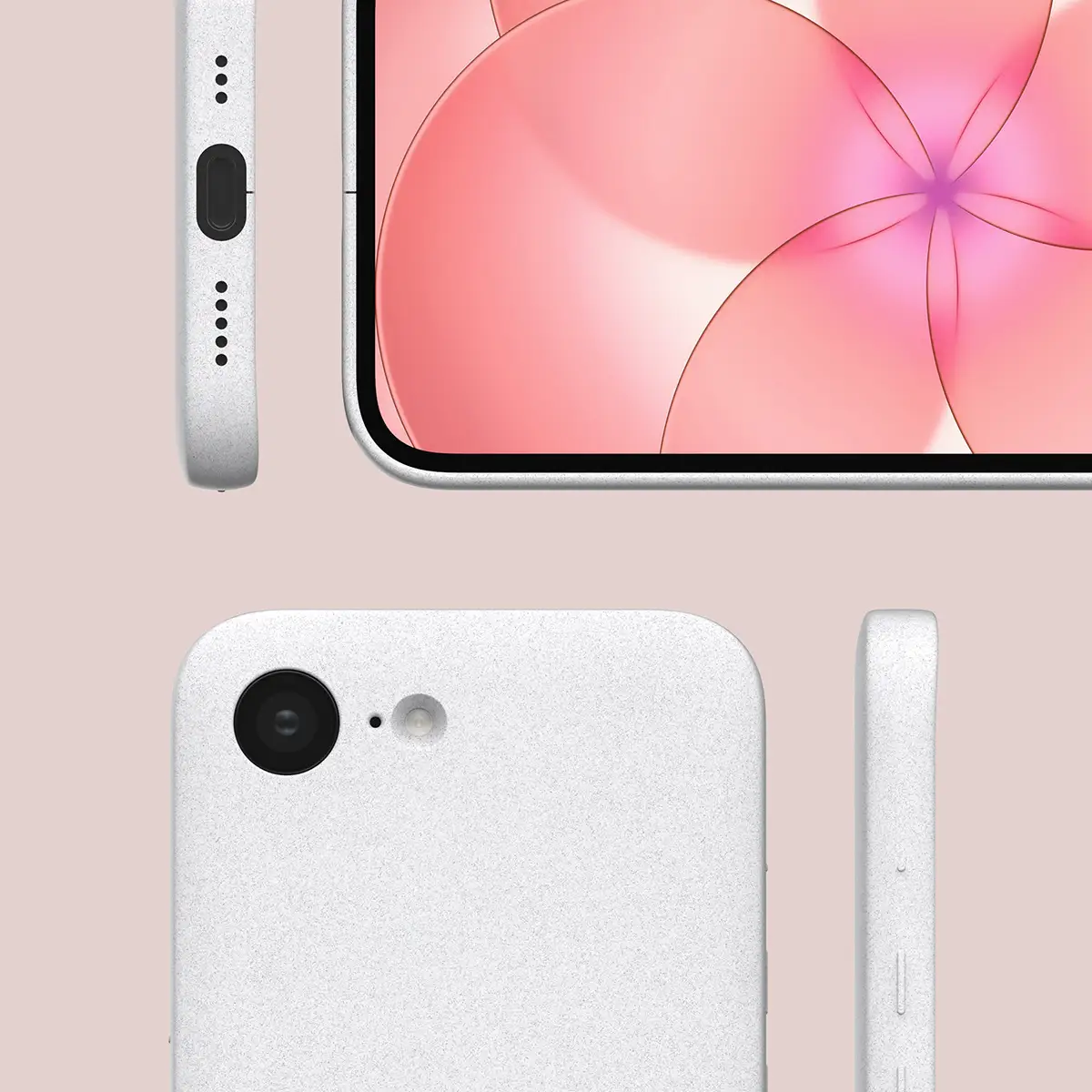 MYNUS iPhone 17e CASE 最小限のカットアウト
